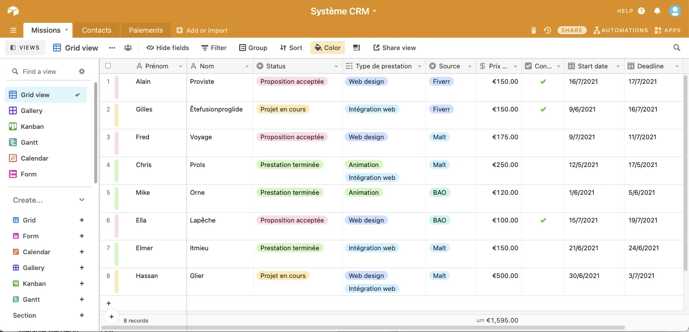 vue Airtable
