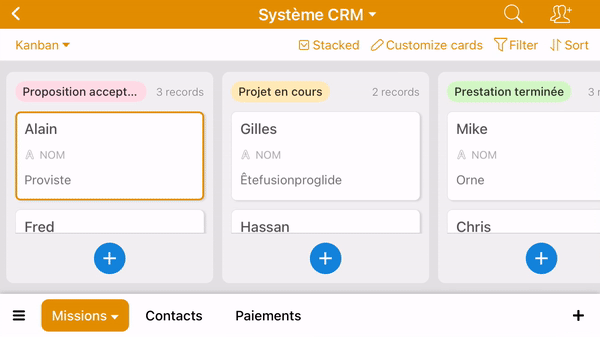 vue kanban Airtable