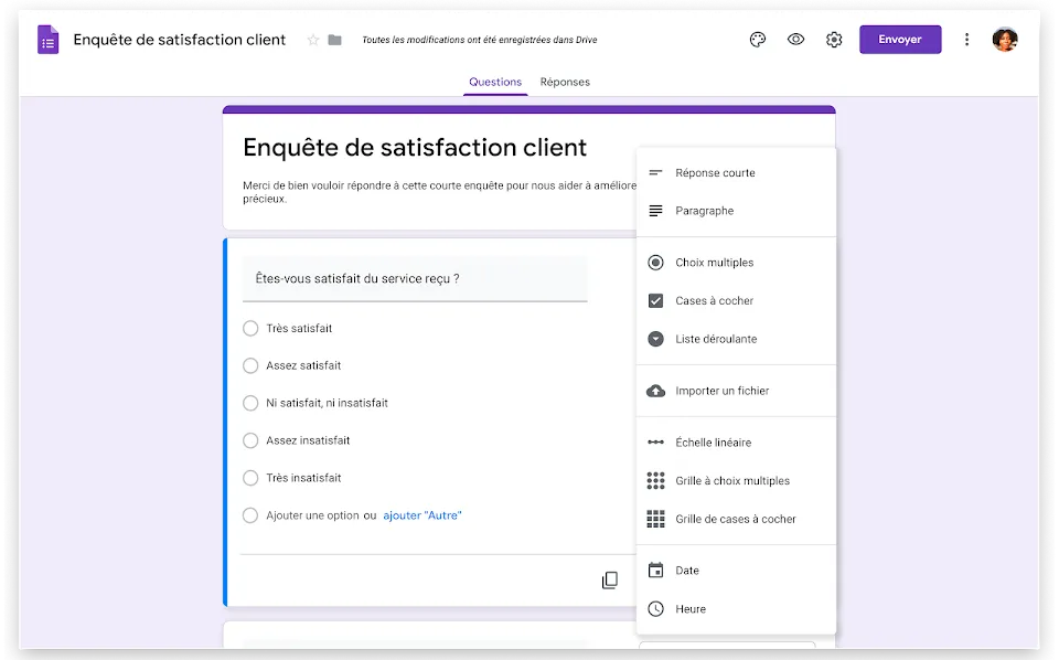 google forms no code