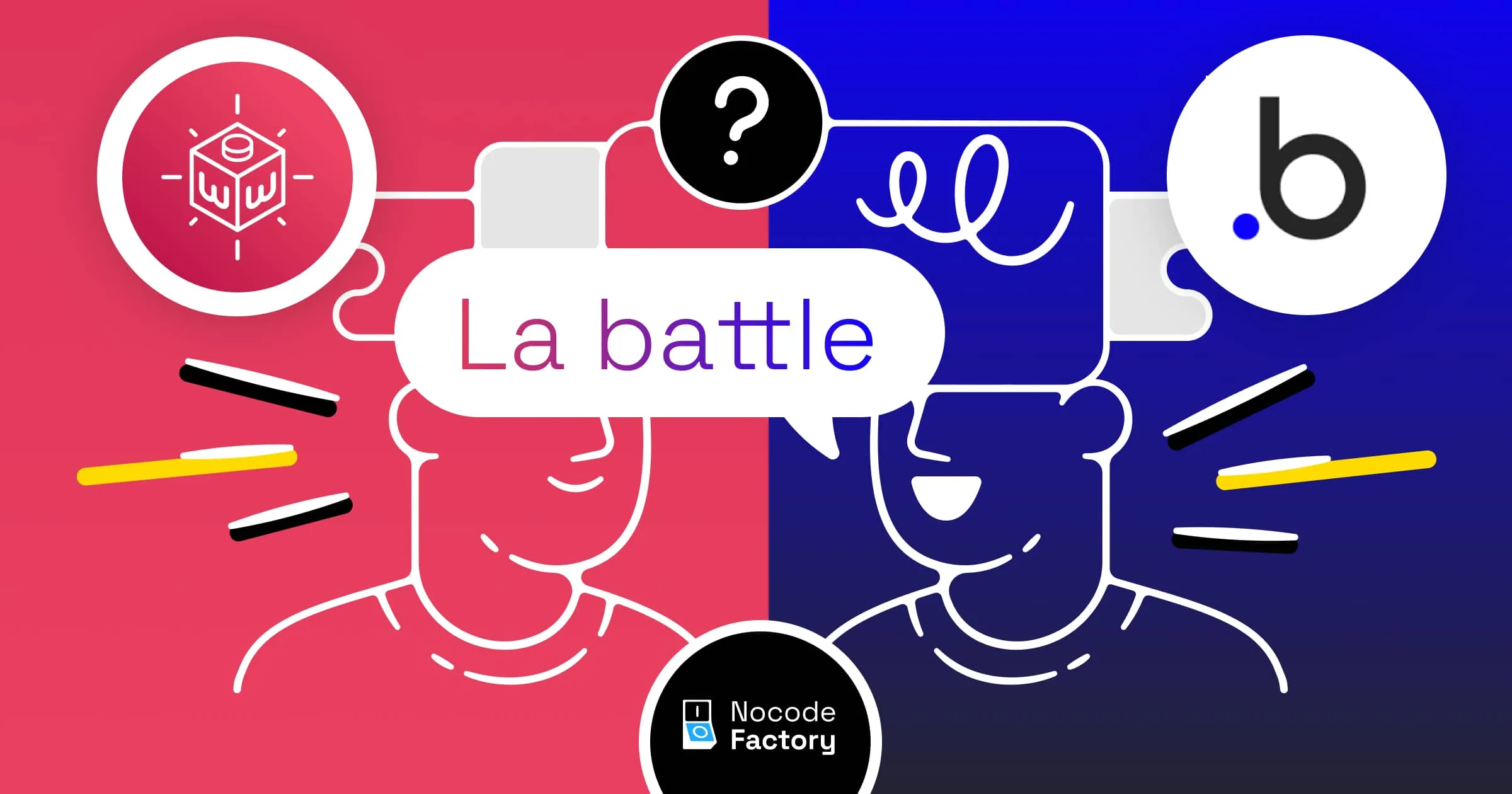 Comparatif Bubble vs WeWeb - Guide complet pour choisir le meilleur builder no-code