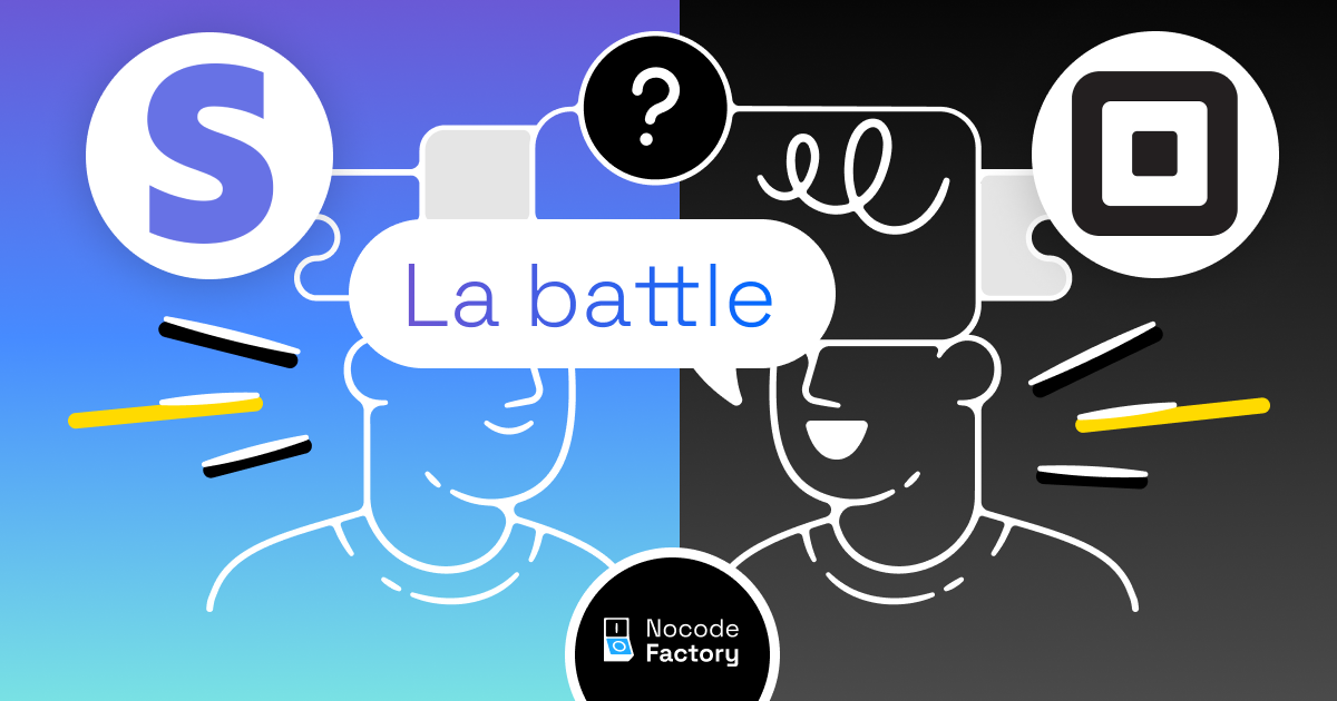 Comparaison des options de paiement et du matériel de point de vente de Stripe et Square.