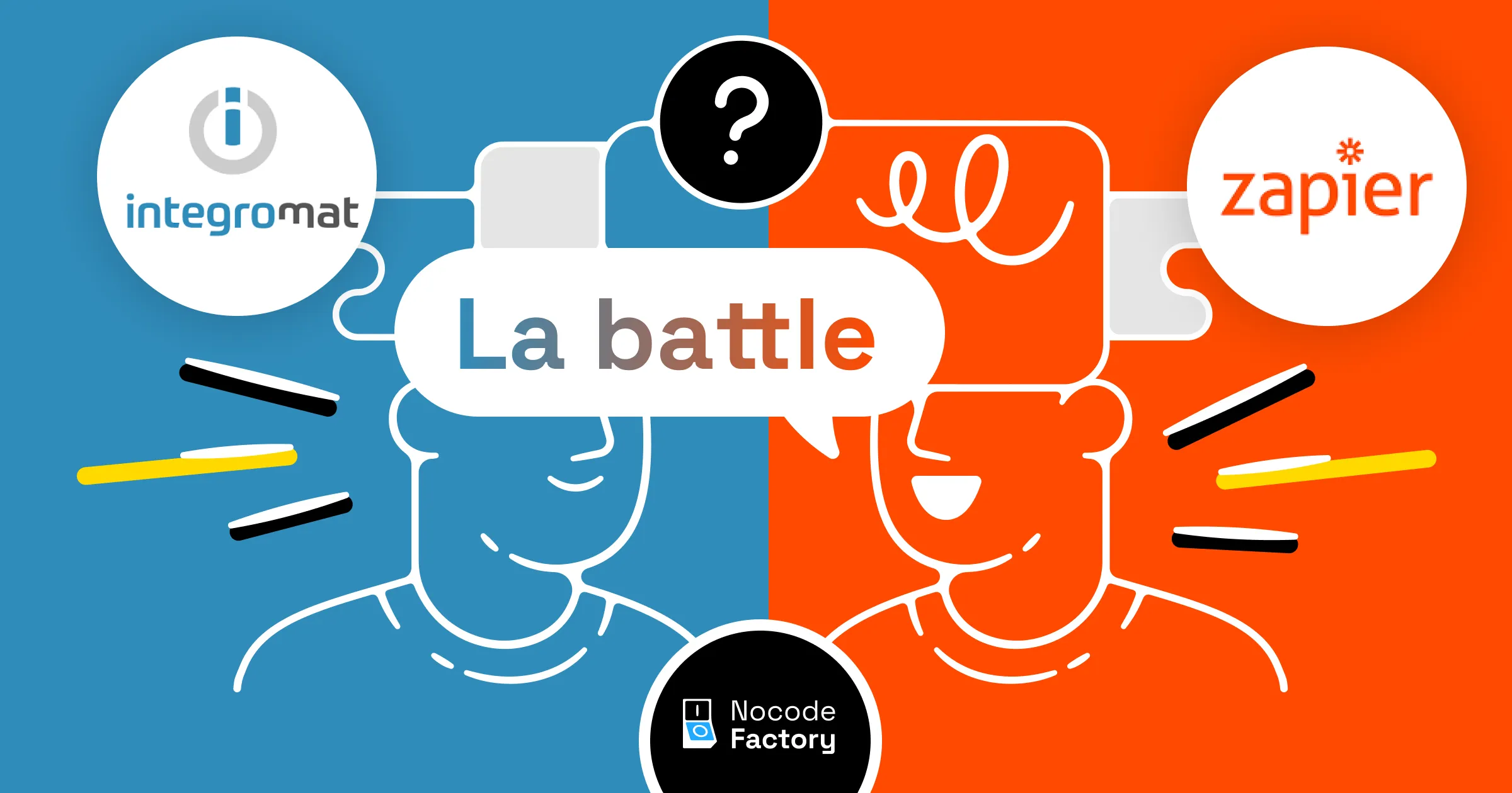Comparatif Zapier vs Make (Integromat) - Guide pour choisir votre outil d'automatisation