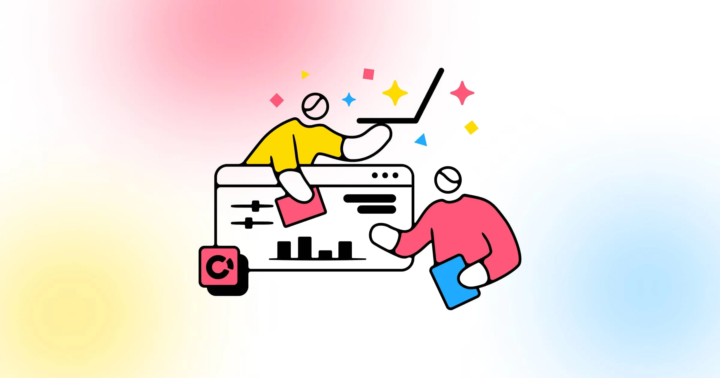 Infographie présentant 5 avantages et raisons d'utiliser des outils no-code pour le développement
