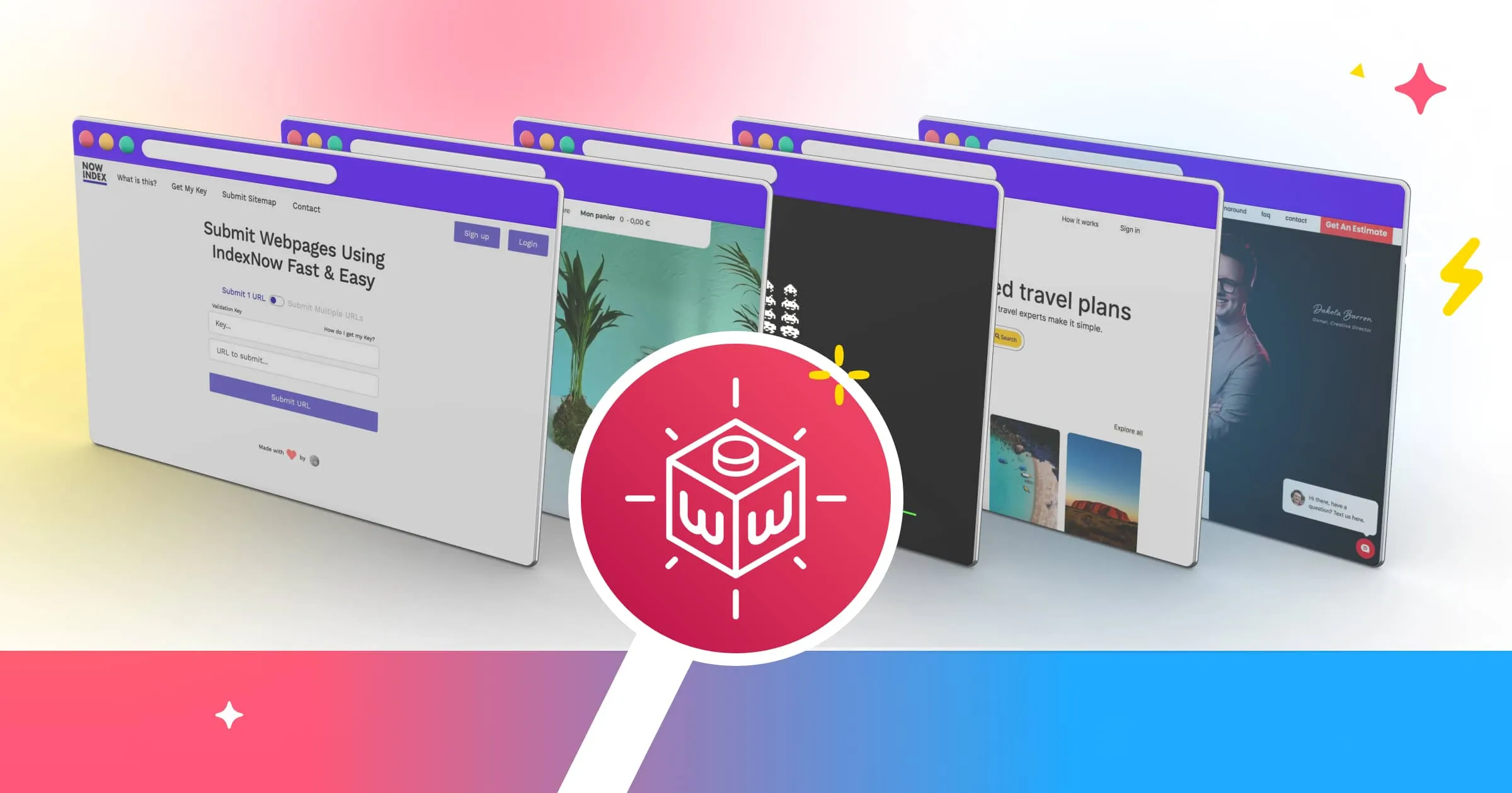 Exemples de projets et applications web créés avec l'outil no-code WeWeb
