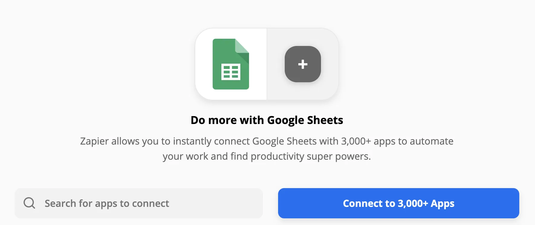 Google Sheets et ses milliers d'intégrations