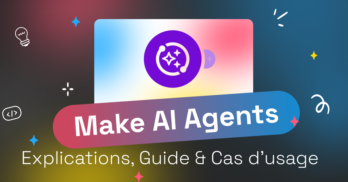 Capture d'écran de l'interface Make.com montrant la configuration d'un Agent IA
