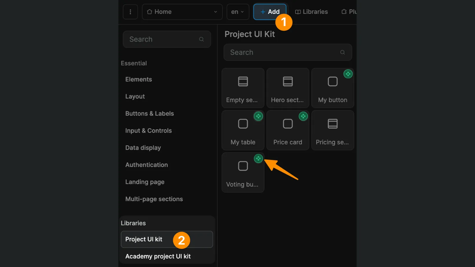 composants weweb