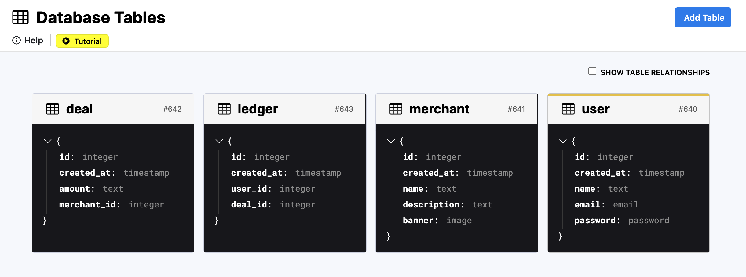 Xano database nocode backend