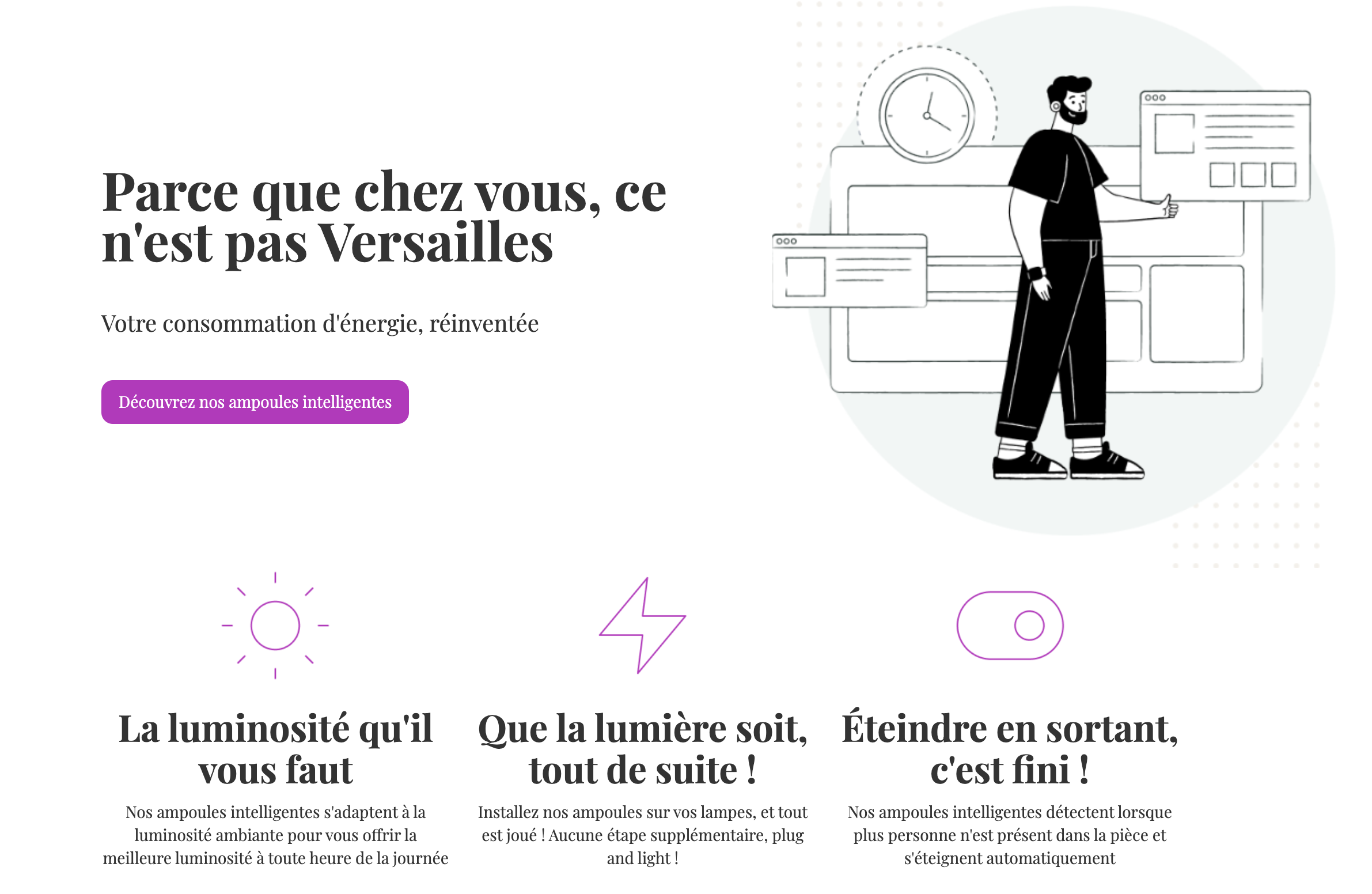créer une landing page avec Webflow