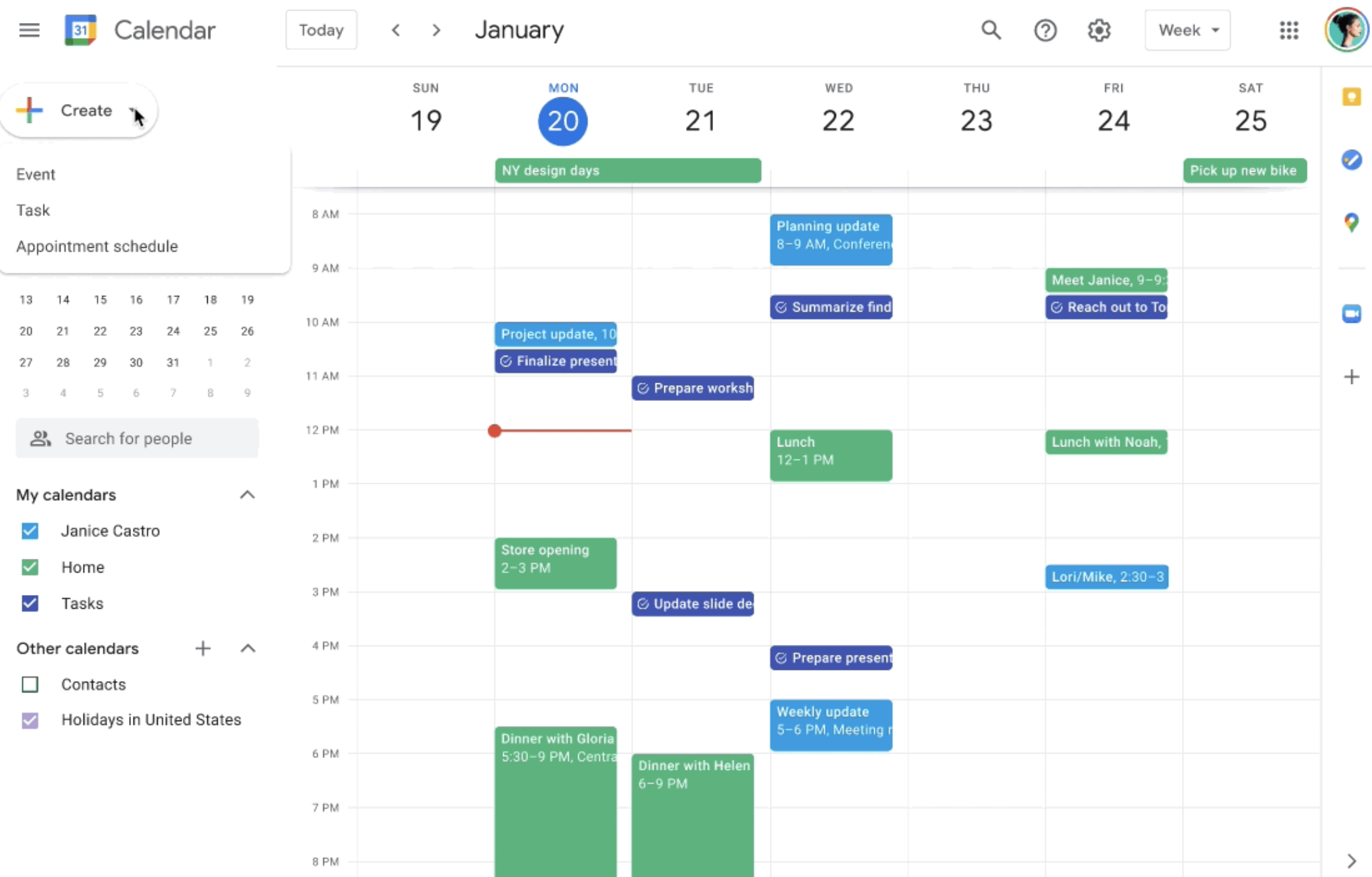 google calendar no code
