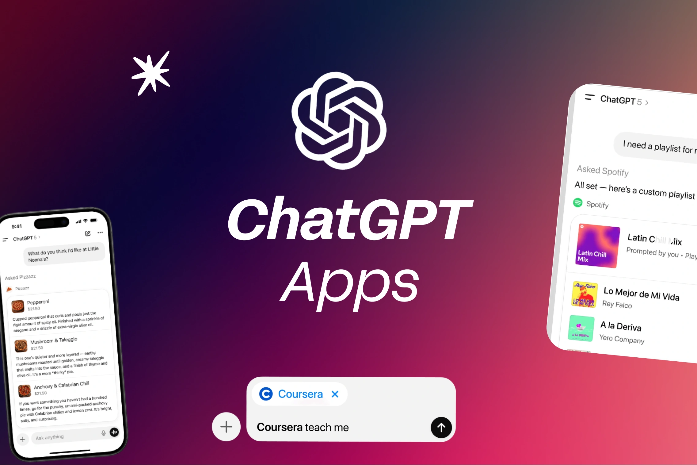 Visuels de Chat GPT apps SDK