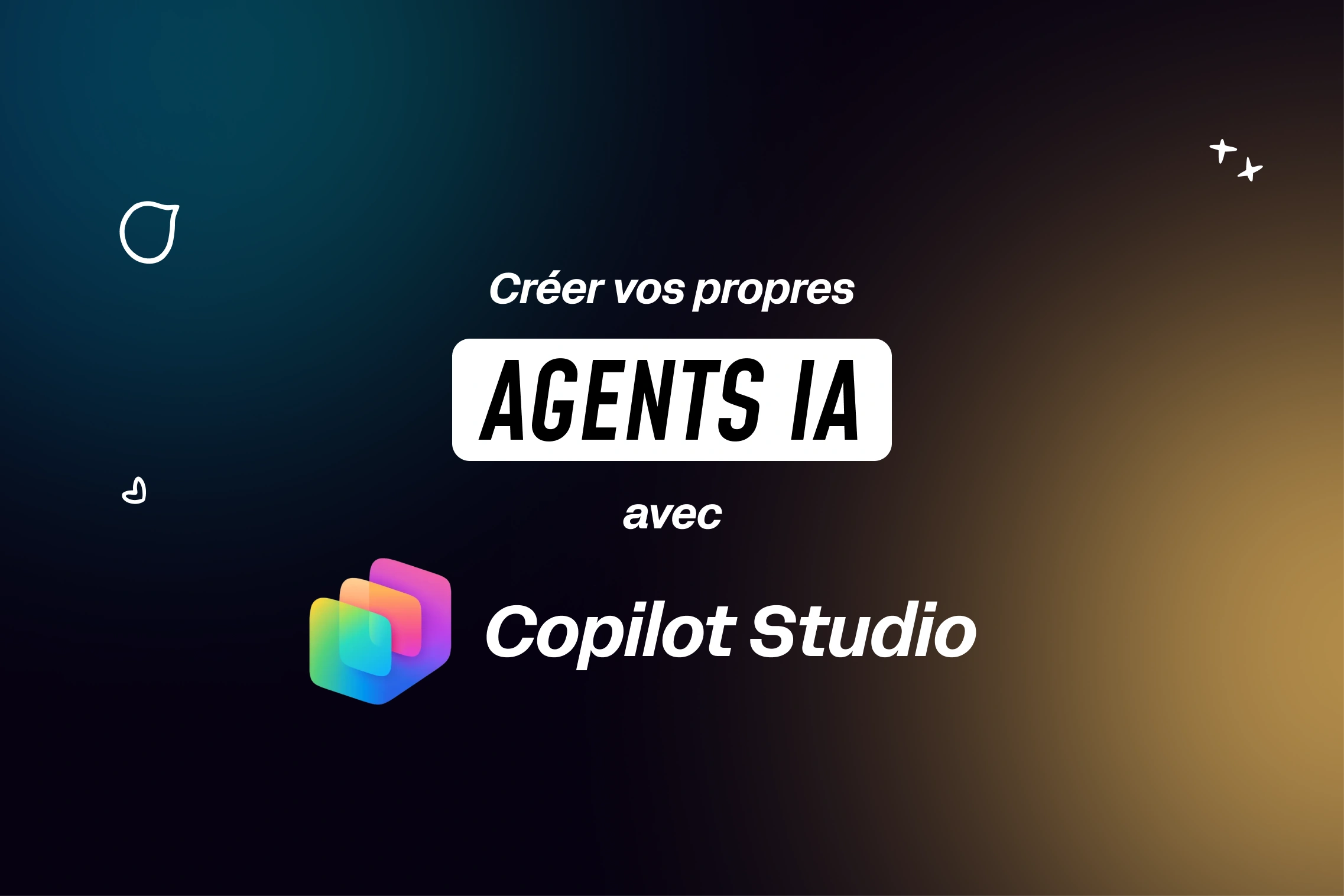 miniature avec écrit dessus : "Créer des agents IA avec Copilot Studio"