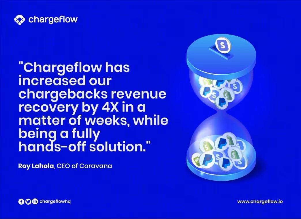 Depoimento de um cliente da Chargeflow