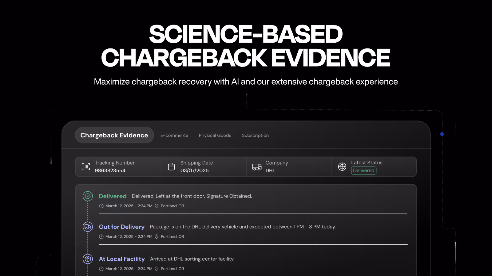 Chargeflow Automation: Science-based chargeback evidence