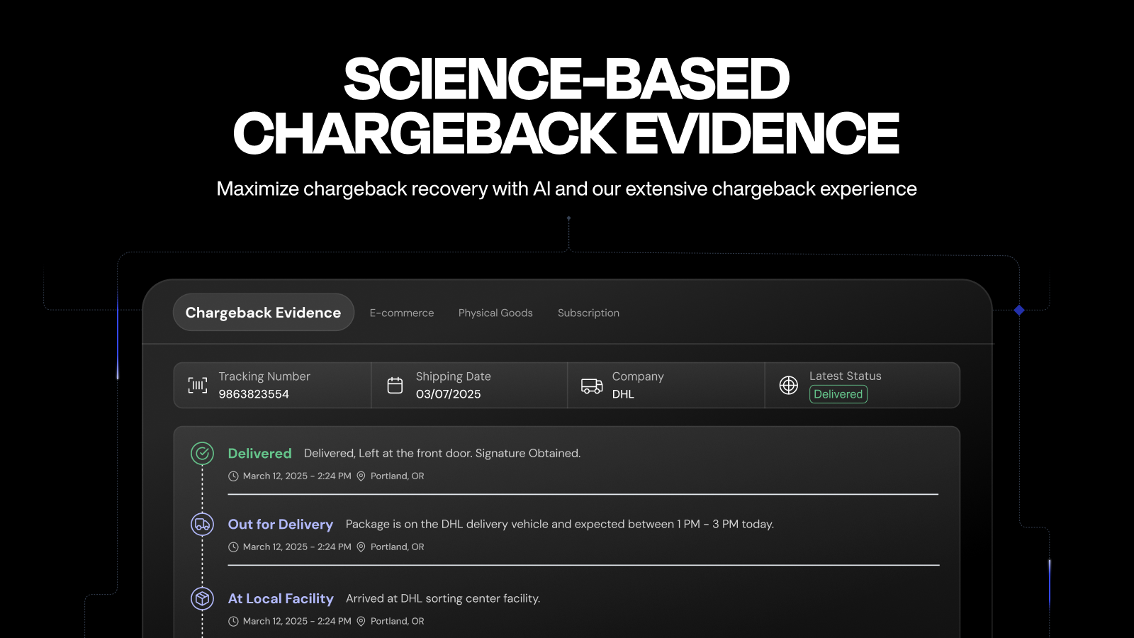 Chargeflow Automation: Science-based chargeback evidence