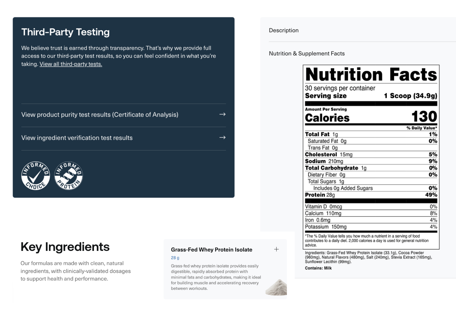 ecommerce cart abandonment - detailed product info