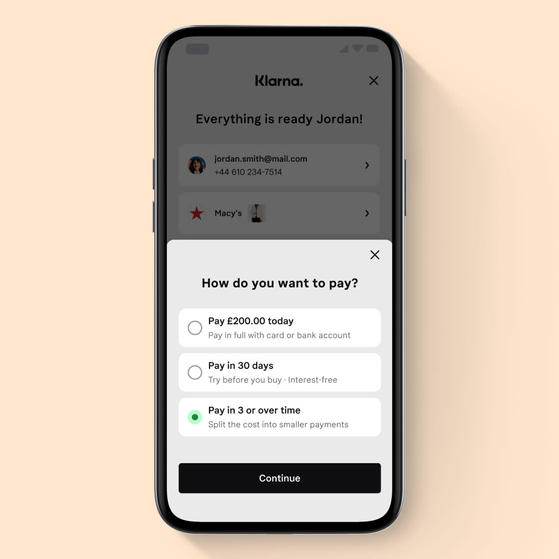 Klarna checkout payment options - how does Klarna work
