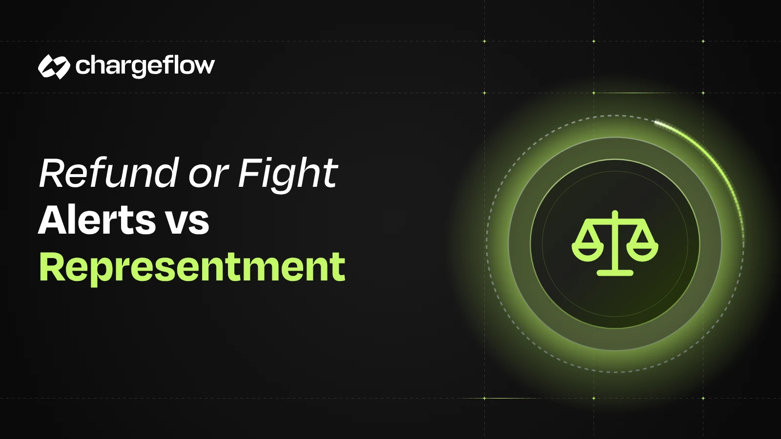 Chargeback alerts vs representment