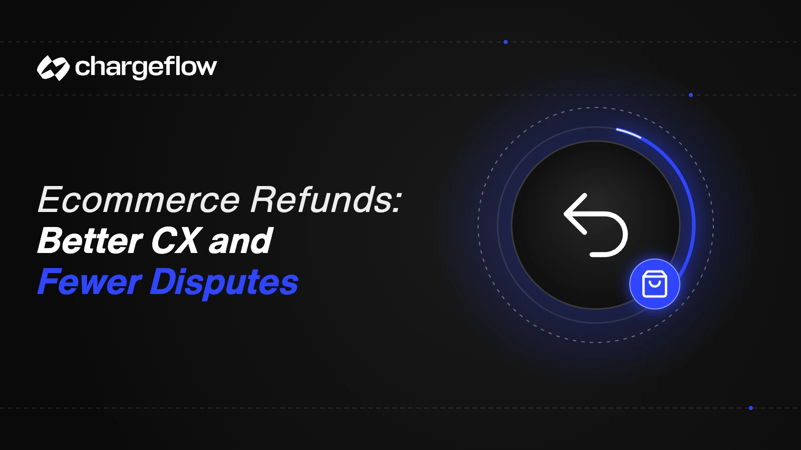 Ecommerce refunds and dispute prevention, undo arrow icon