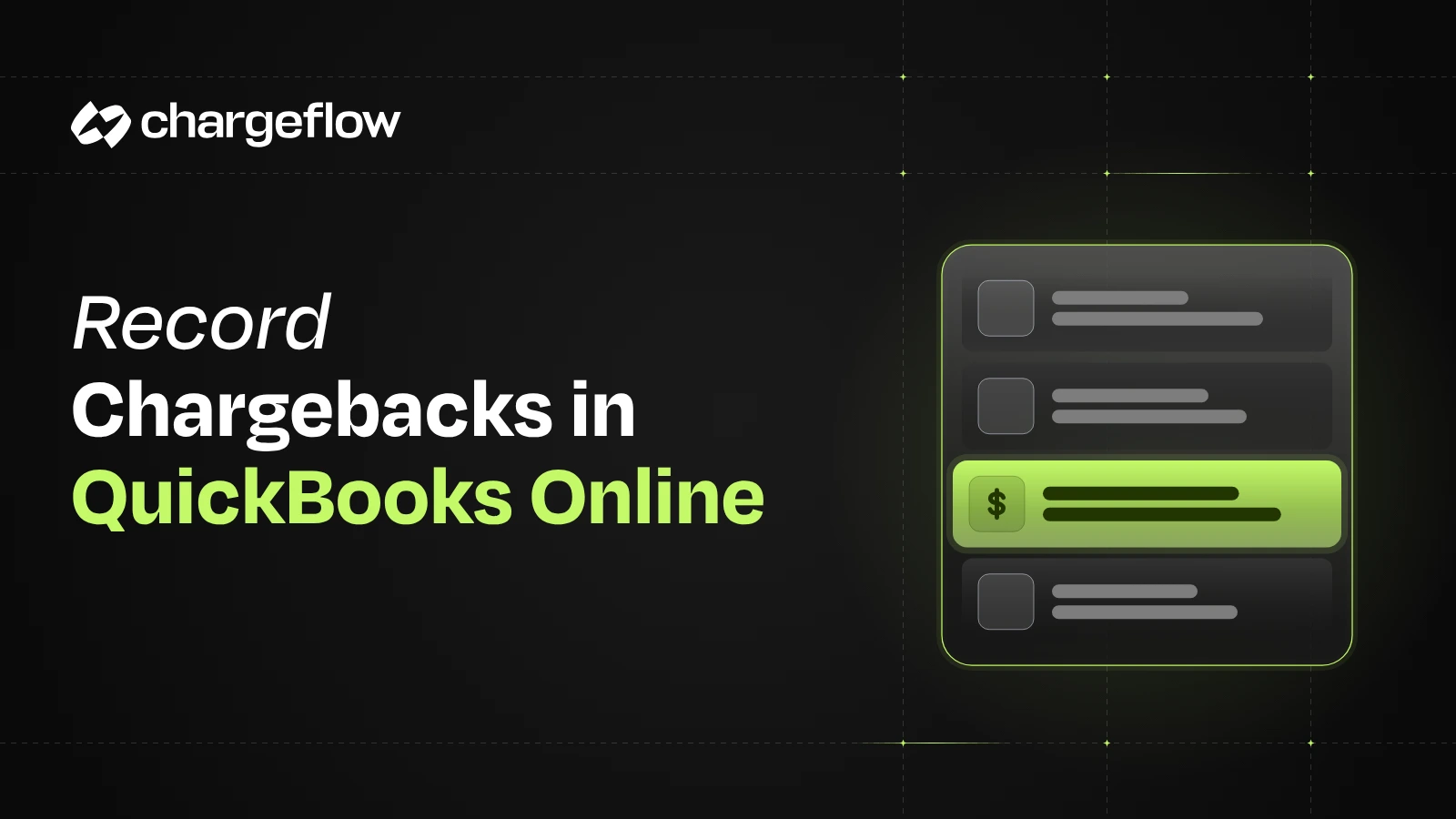 How to record a chargeback in QuickBooks Online: principal, fees, and recovery