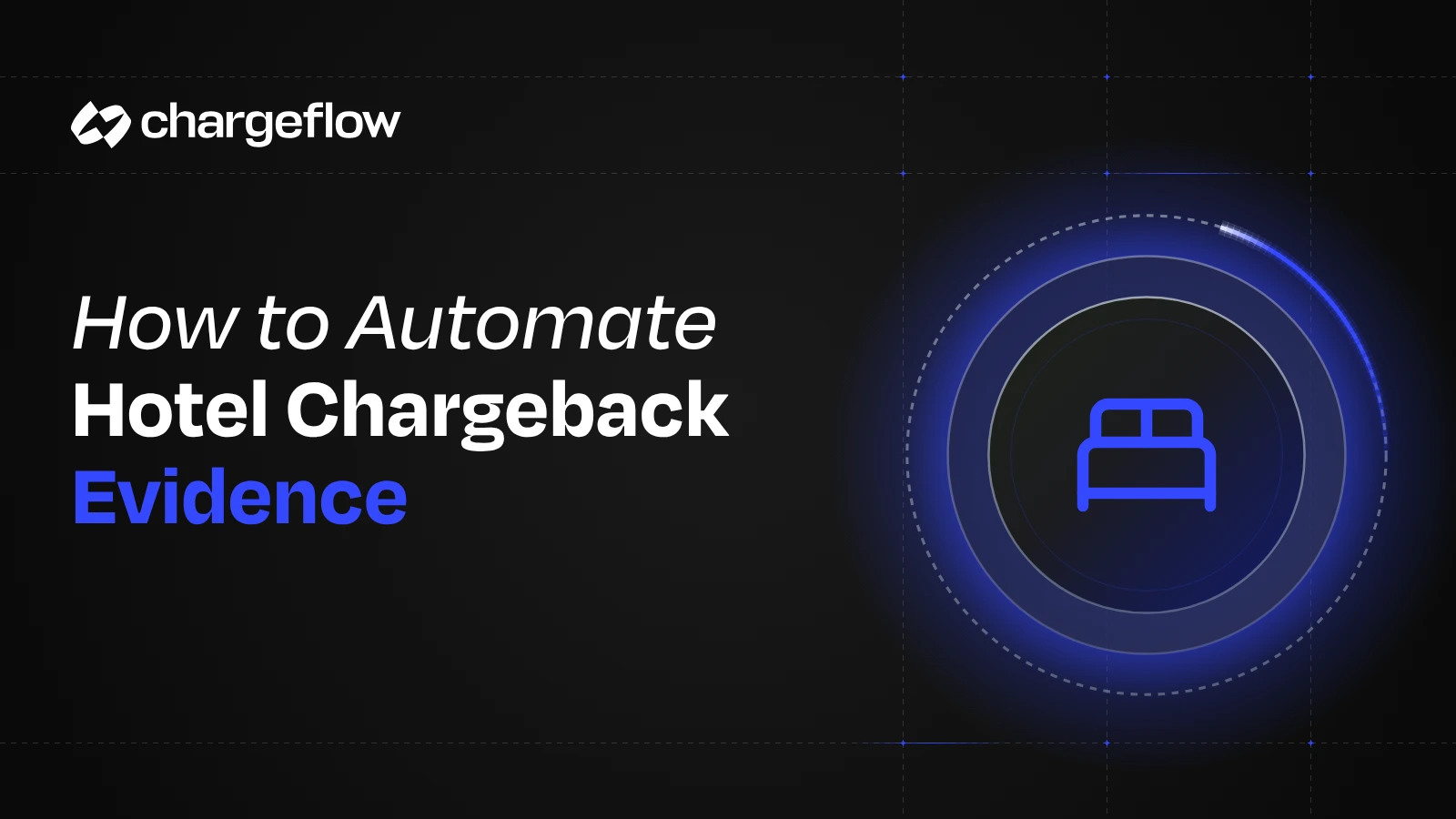 How to automate hotel chargeback evidence, hotel bed icon