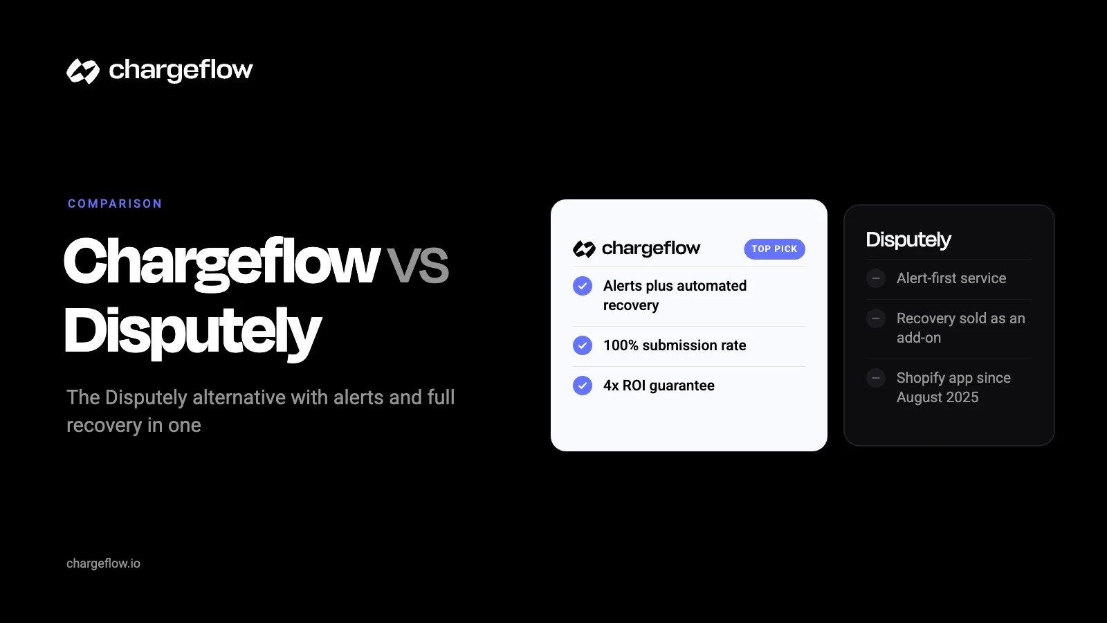 Chargeflow vs. Disputely