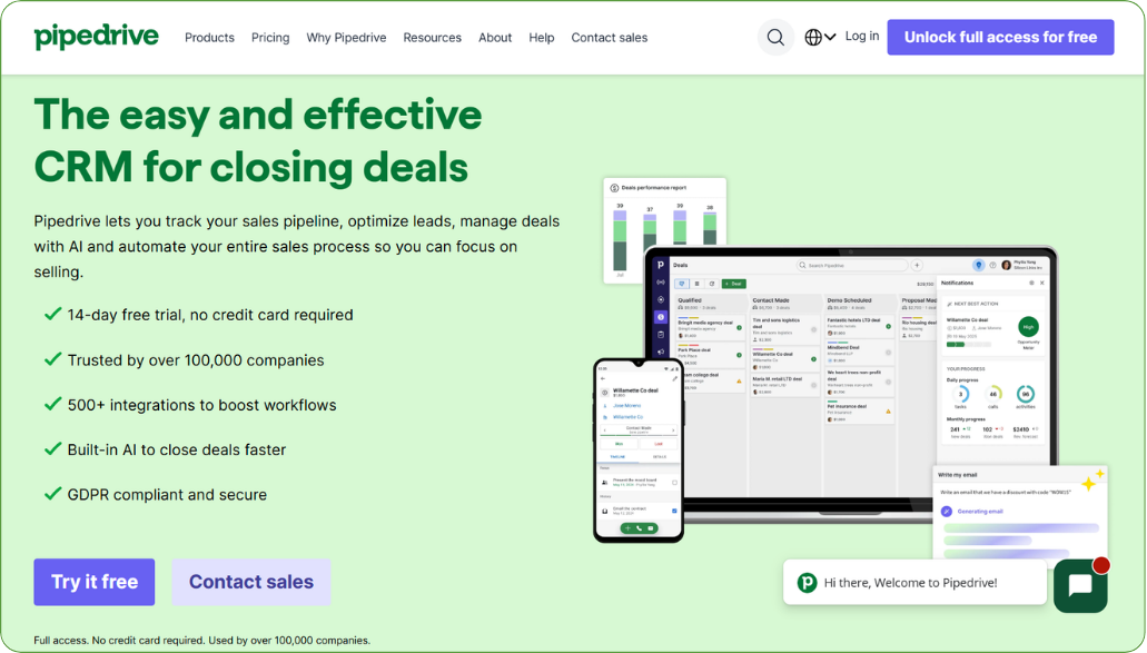 Pipedrive CRM
