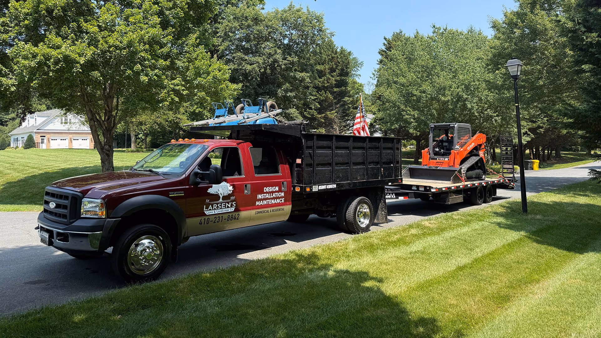 Larsen's Lawn and Landscaping About Us photo.