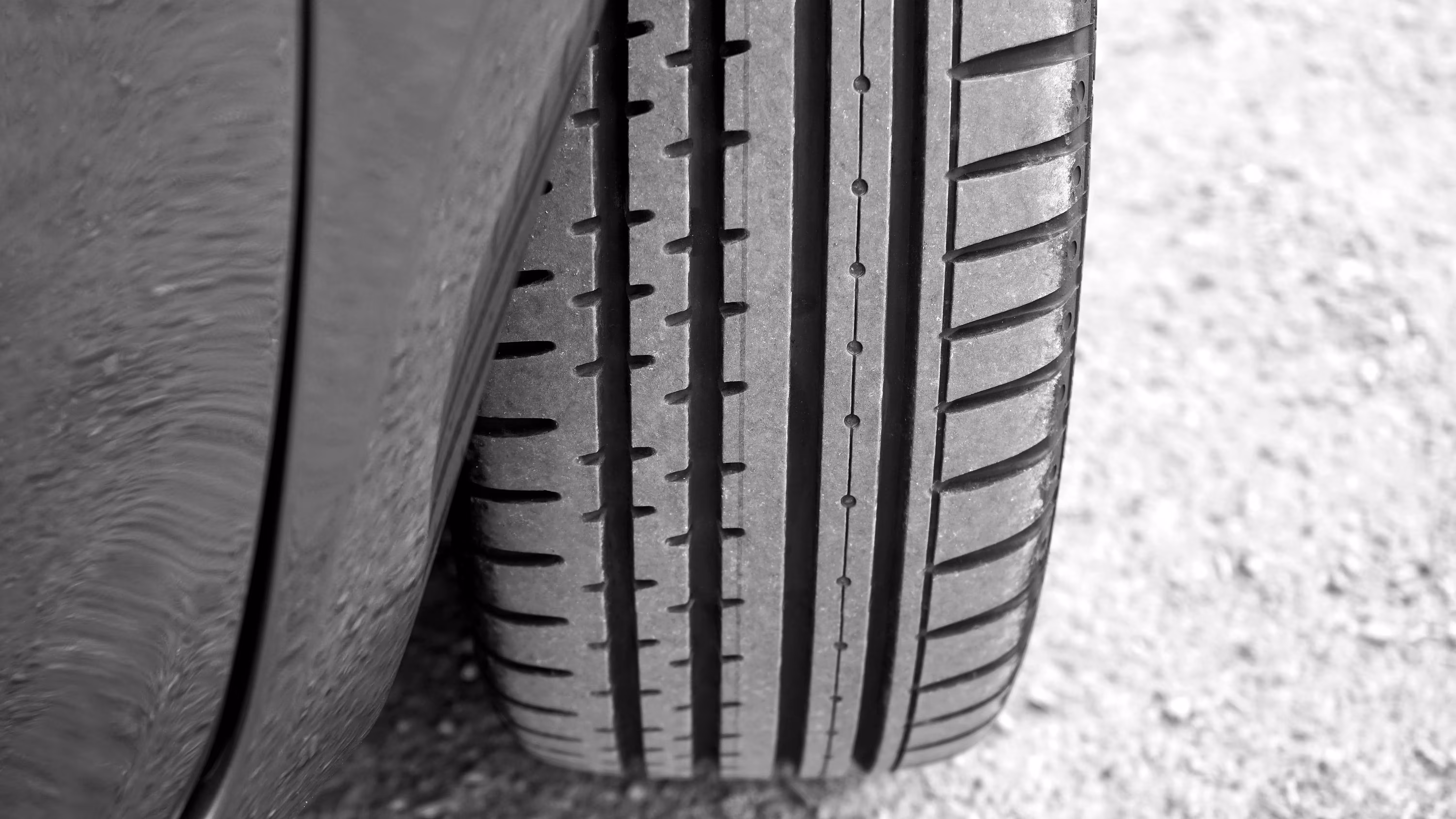Car tire stock photo