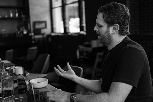 Photo of Moon Rabbit Employee in conversation