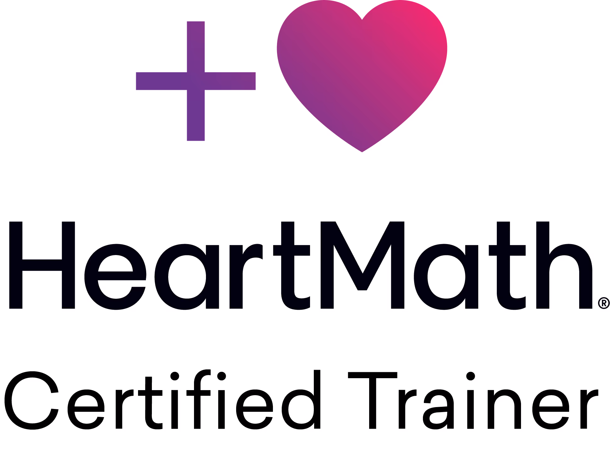 Heart Math certified trainer badge.