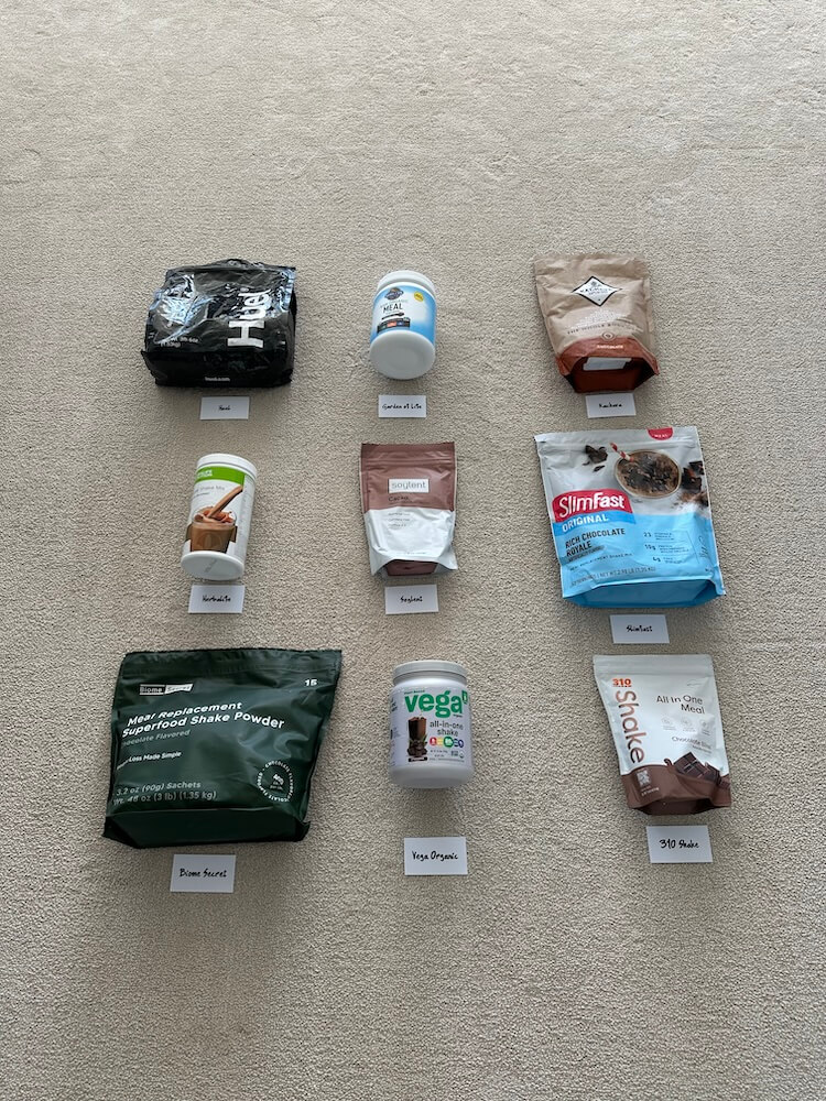 The 9 meal replacement shakes I tried