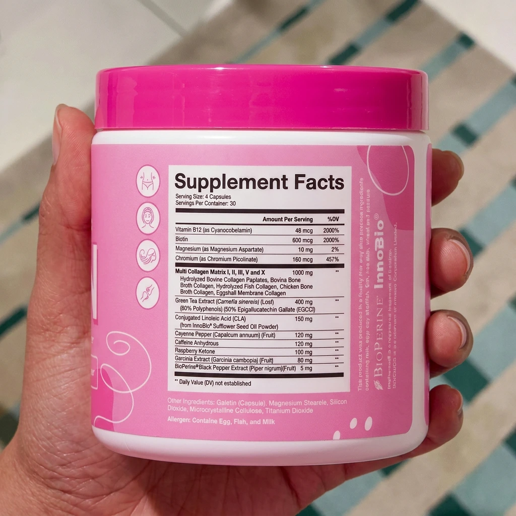 Preparing Vitauthority Multi Collagen Burn