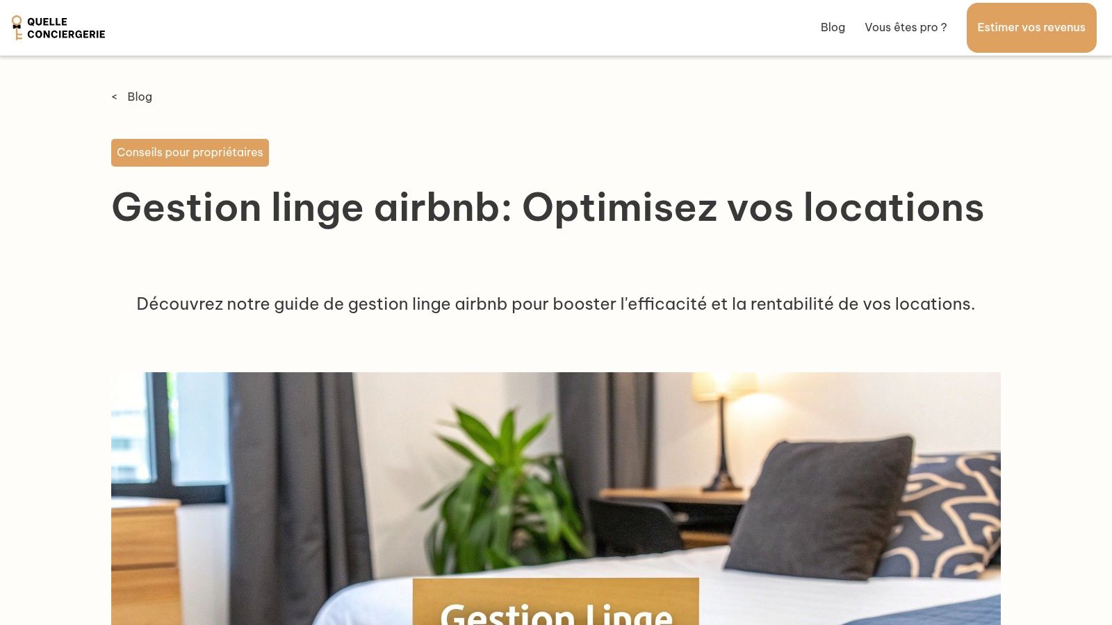 Gestion linge airbnb: Optimisez vos locations
