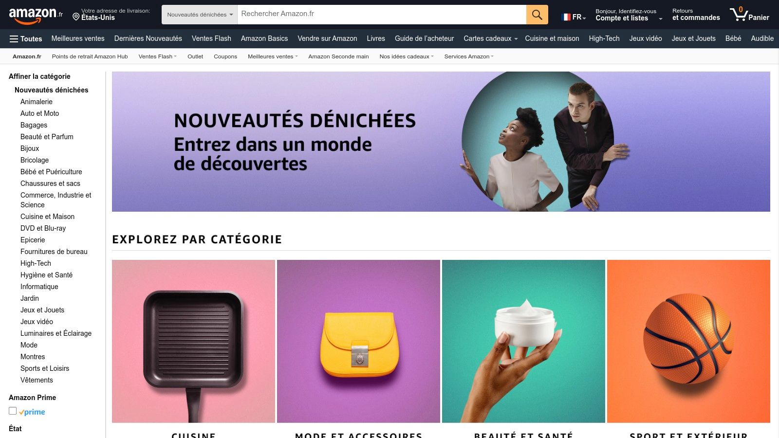 Amazon.fr – catégorie Maison connectée