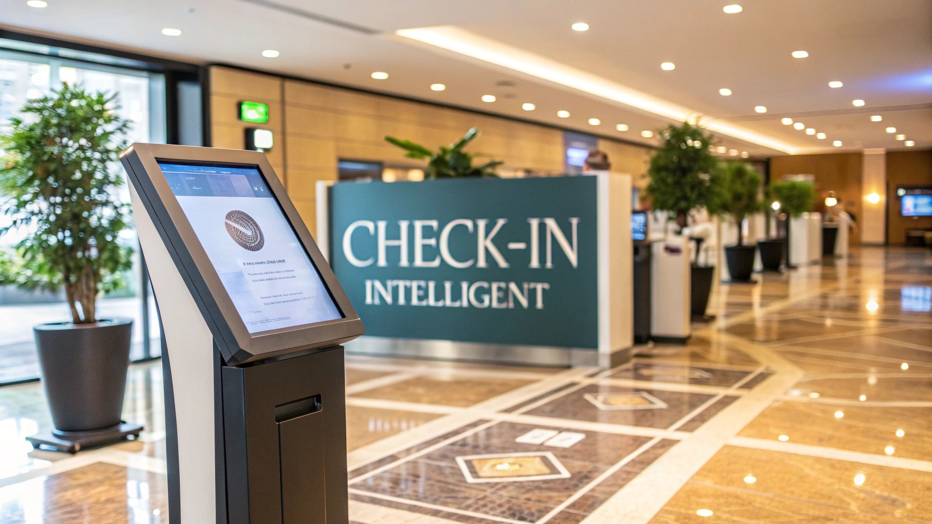 Signalétique intelligente pour améliorer l’expérience check-in facilement