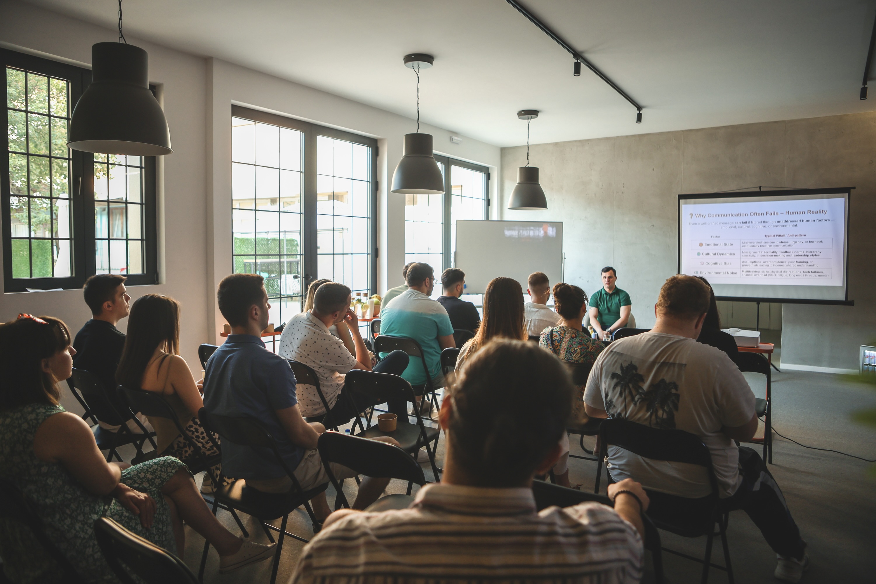 Hot desks and private offices at Space Station coworking space in Niš
