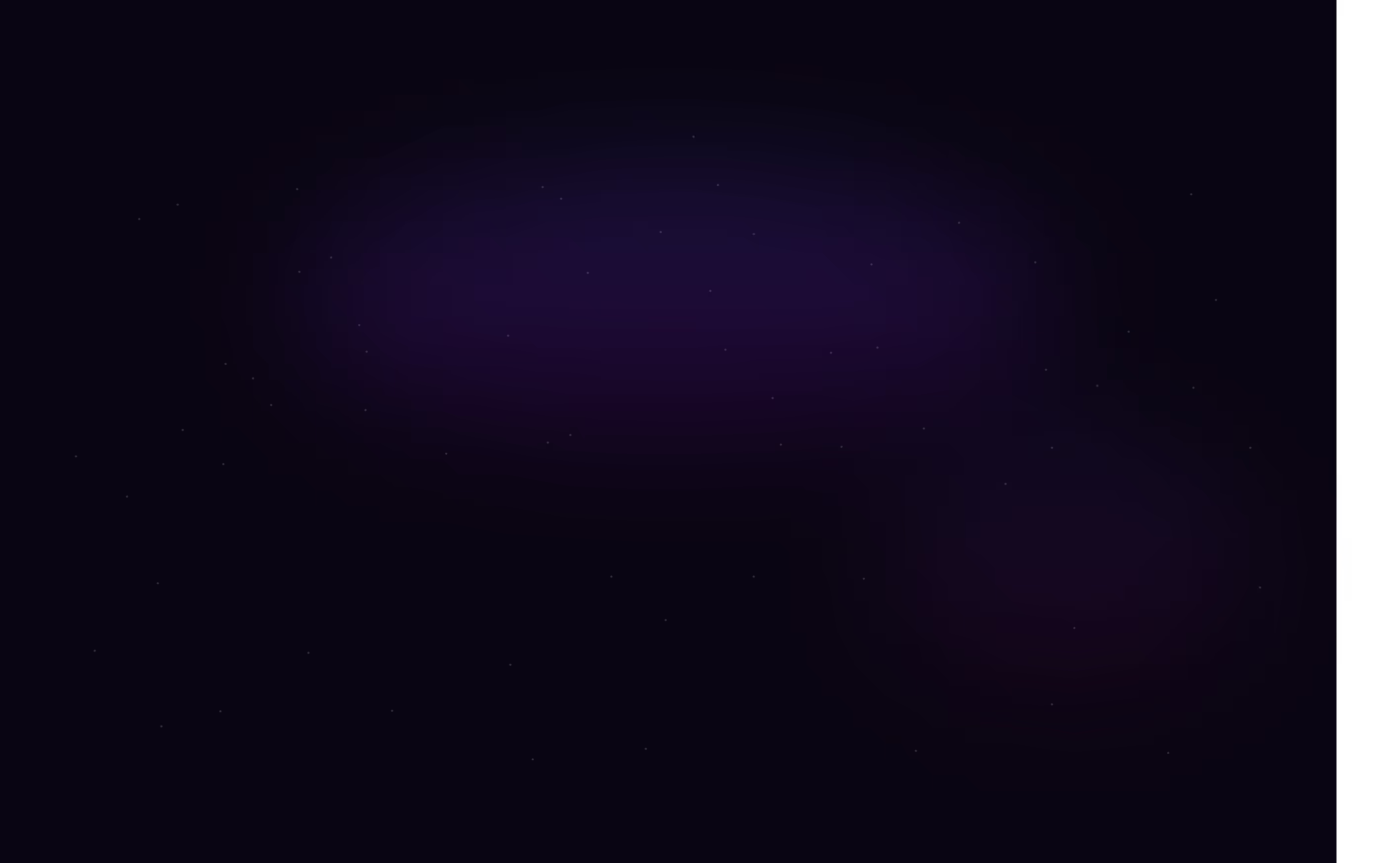 A black background with a purple spot in the middle