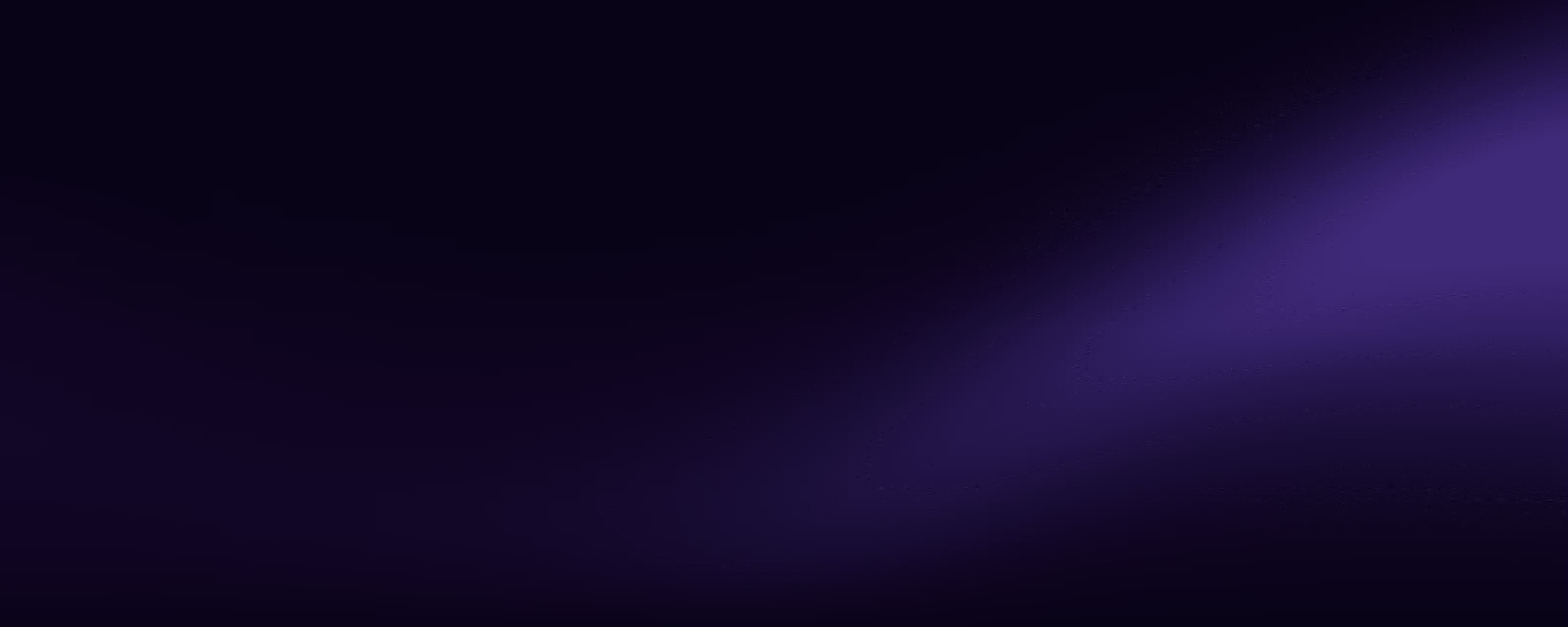 A black and purple background with a white border