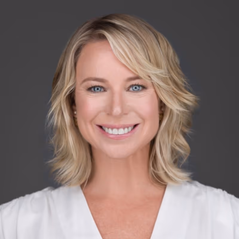 A color portrait photograph of Liz Urheim