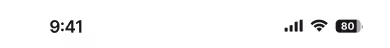 status bar