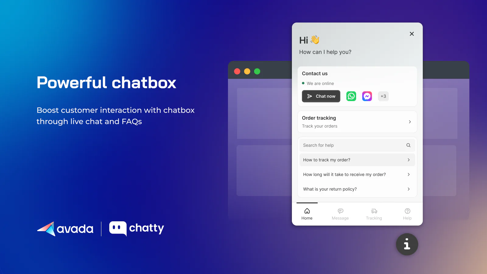 chatty live chat app shopify