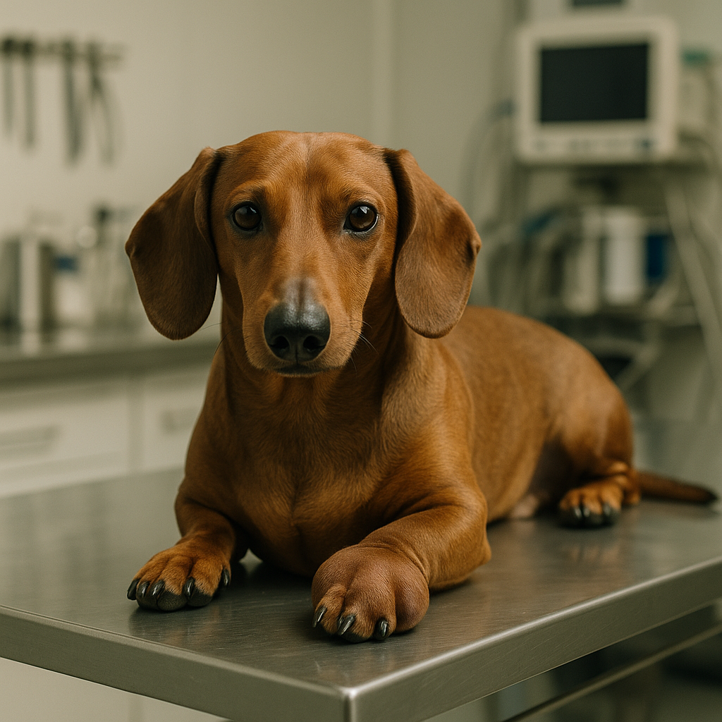 Rask veterinærhjelp reddet dachs etter hoggormbitt