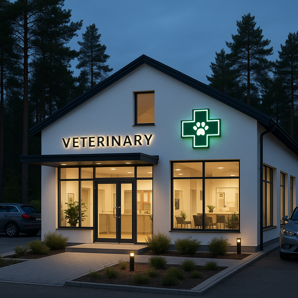 Moderne veterinærklinikk gjenåpner historisk lokasjon i Skien
