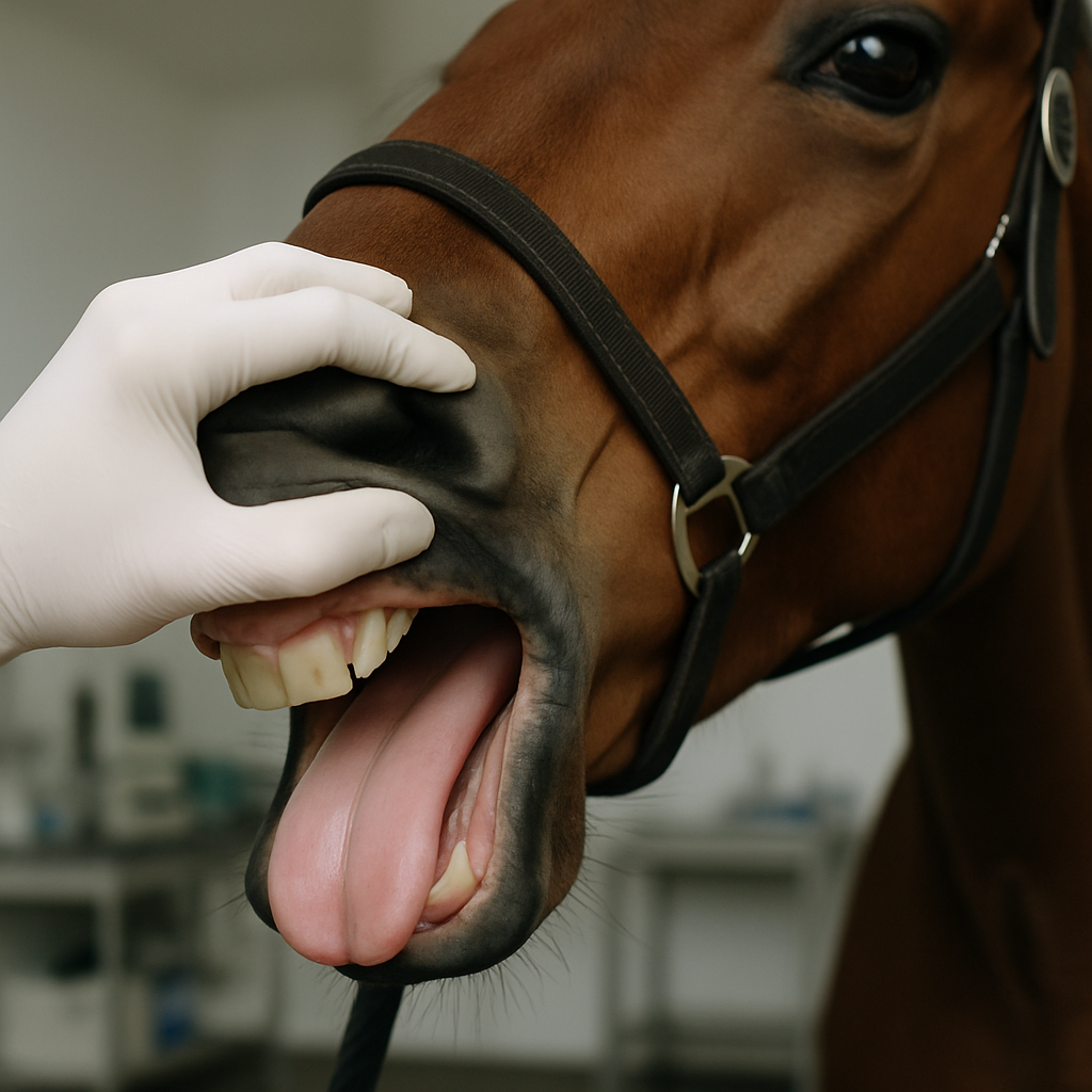 Muntorrhet vanligt vid nedsatt allmäntillstånd hos häst enligt ny studie