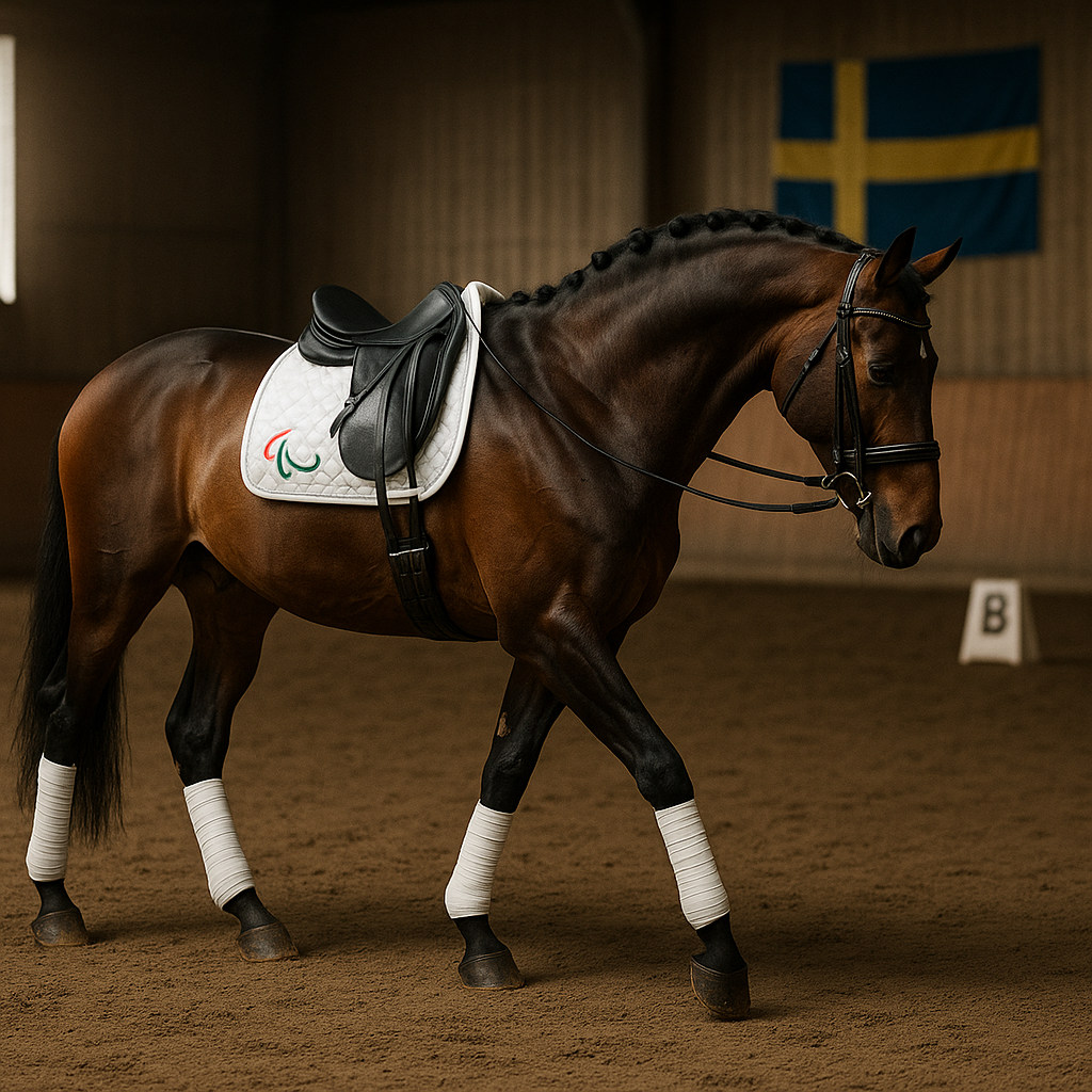 Veterinär och läkare Anna Hasselgård tar klivet till Paralympics i pararyttning