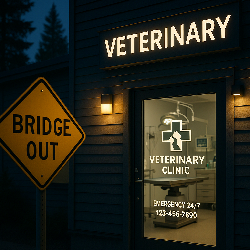 Askøybrua stenges i oktober: Veterinærtjenester sikres med alternativ akuttberedskap