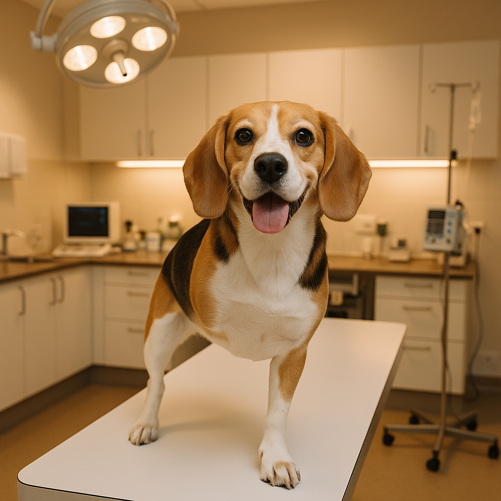 Beagle utvecklade varulvssyndrom efter intag av tuggben