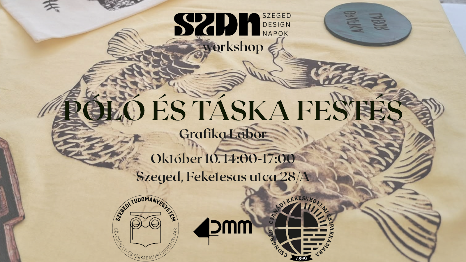 Póló és táska festő workshop
