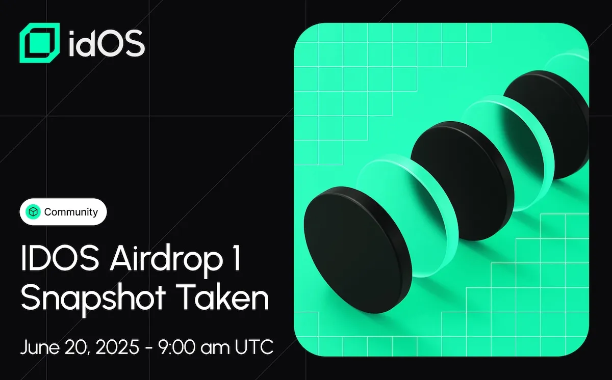 IDOS Airdrop 1 Snapshot Taken